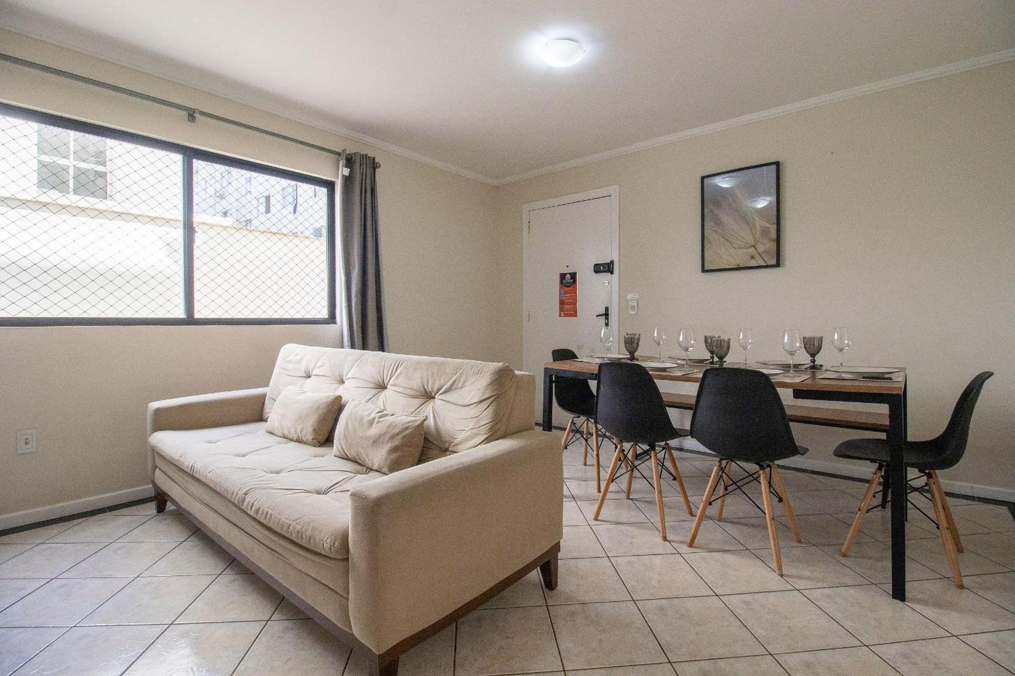 Apartamento Dca51 - Pe Na Areia, Churrasqueira, 2 Garagens